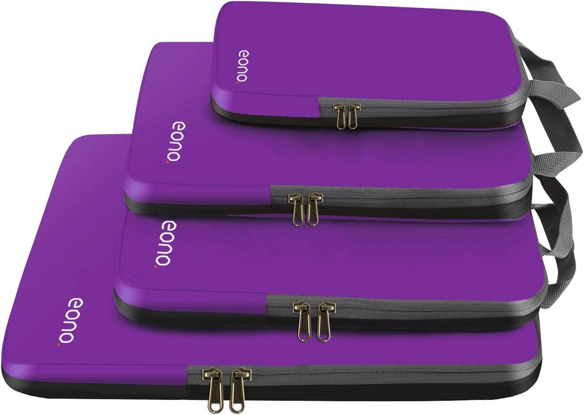 Reis Organizer Set - Bagage Compartimenten - Kleding Opbergen - Compacte Compressie - Uitbreidbaar