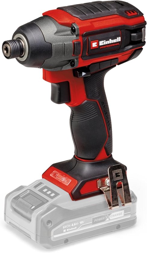 Accu Slagschroefmachine - Slagschroevendraaier - Klusser Werk - Koolborstelloze Motor - 220 Nm Koppel - Rood Zwart