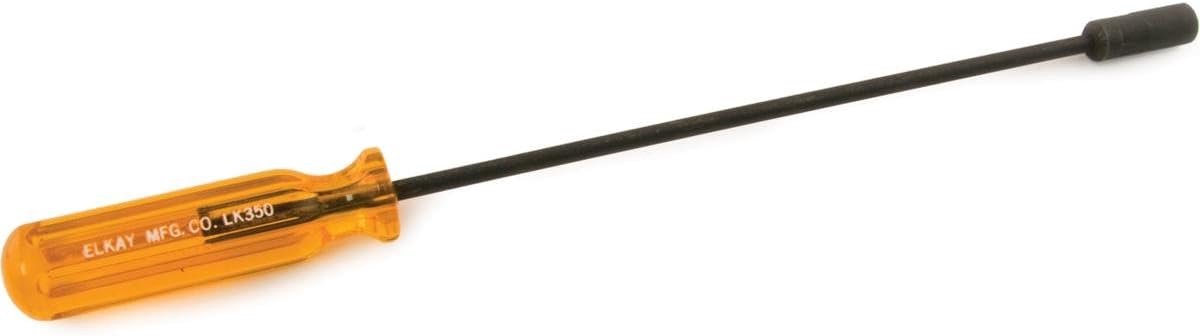 Lange Schroevendraaier - Precisie Tool - Klus Werkzaamheden - Extra Lange Schacht - 34cm Lengte - Zwart
