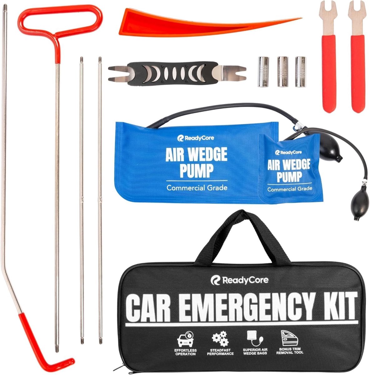 Auto Gereedschap Set - Diverse Hulpmiddelen - Auto Onderhoud - Roestvrij Staal - 46cm Lengte