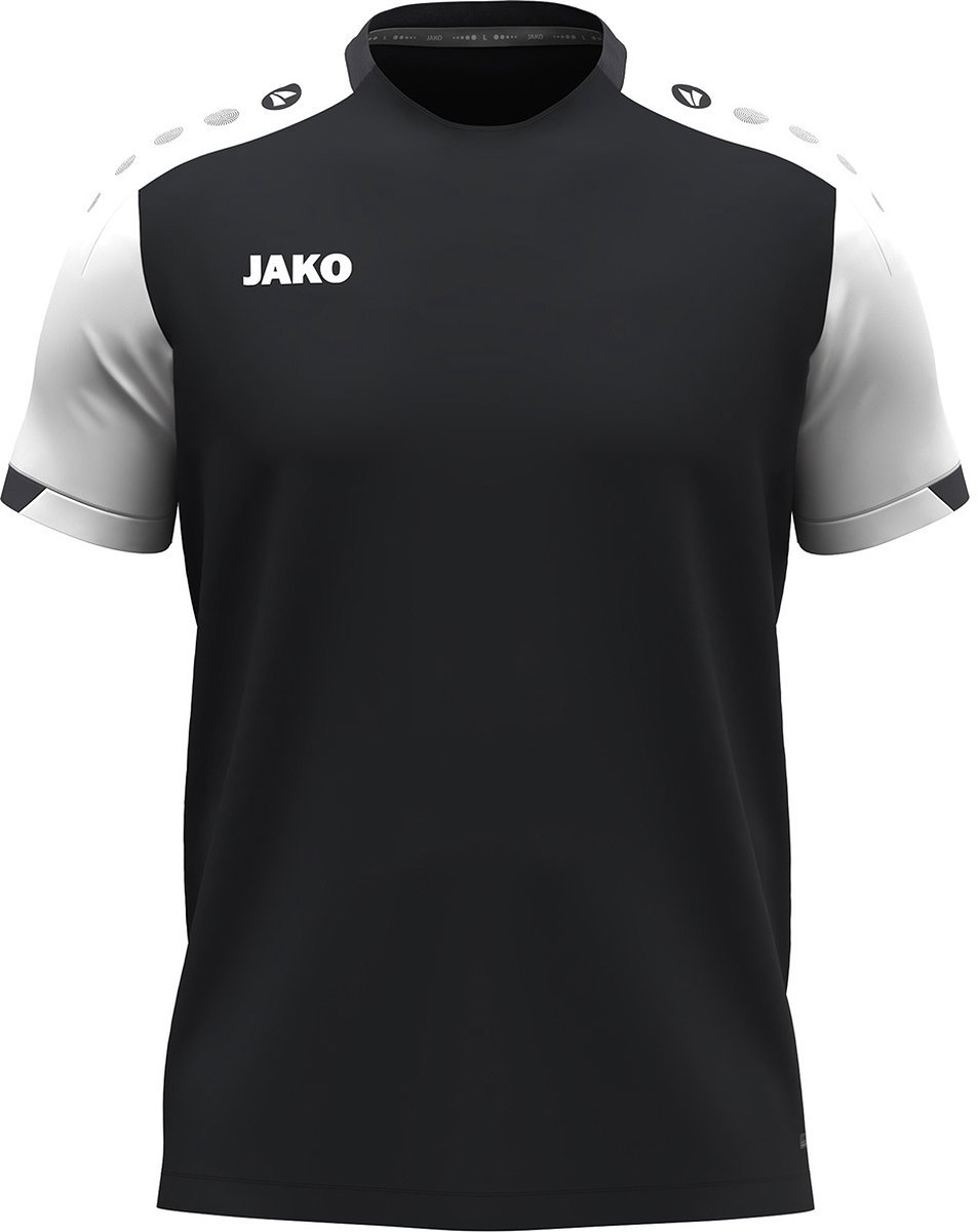 Jako Dynamic T-Shirt Dames - Zwart / Wit / Antraciet | Maat: L