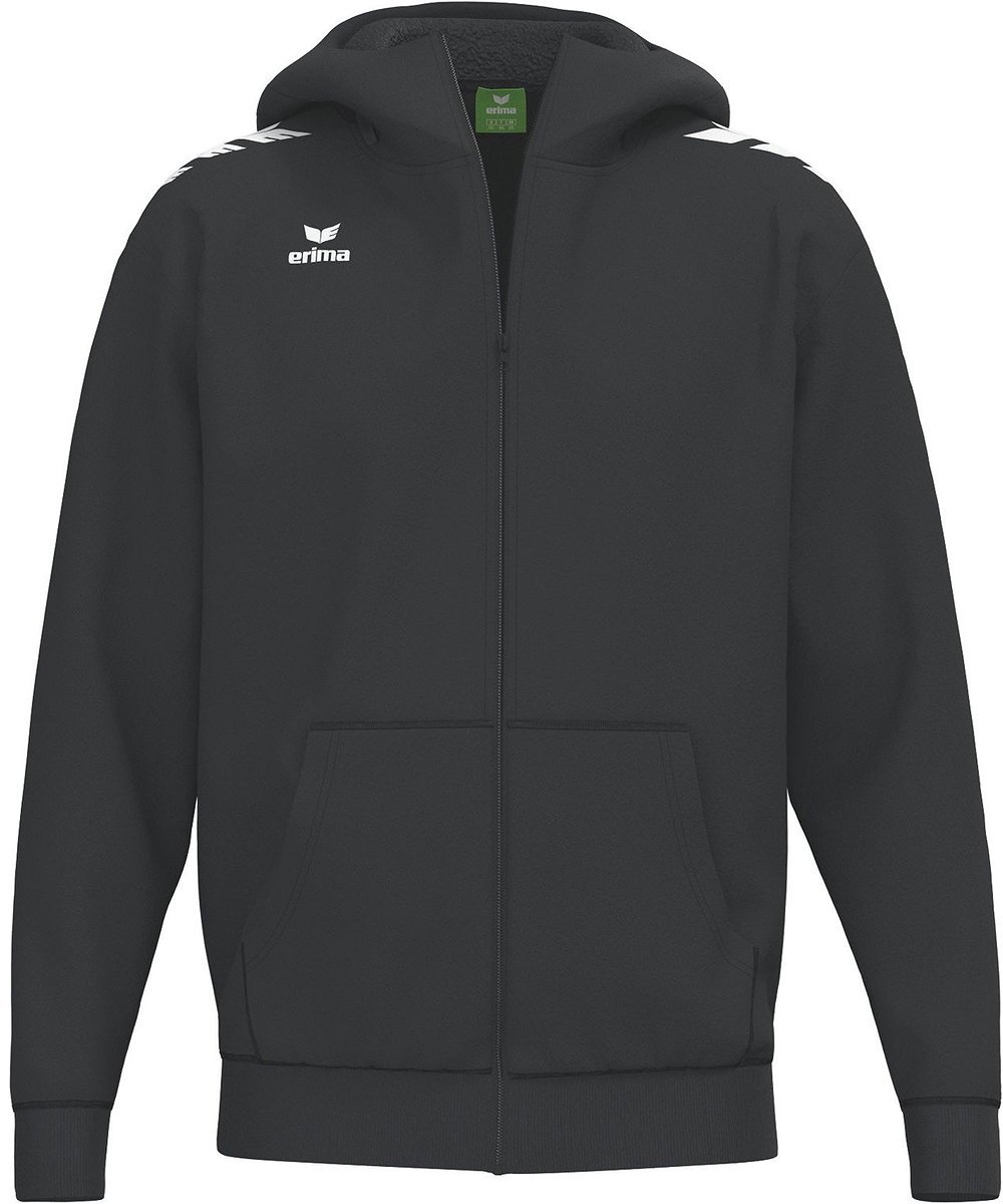 Erima Cmpt 3 Wings Ziptop Met Kap Heren - Zwart | Maat: M