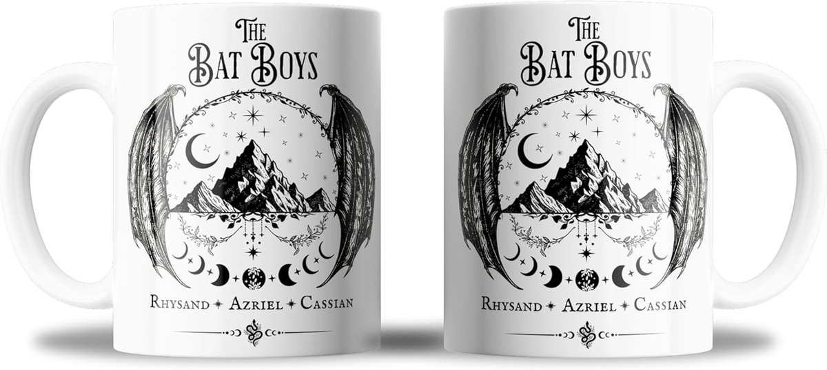 Fan Mok - Boze Jongens - Koffie Thee - Gedetailleerd Ontwerp - 355 ml - Wit