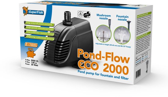 Superfish Pond Flow Eco - Pompen - 2000 l/h
