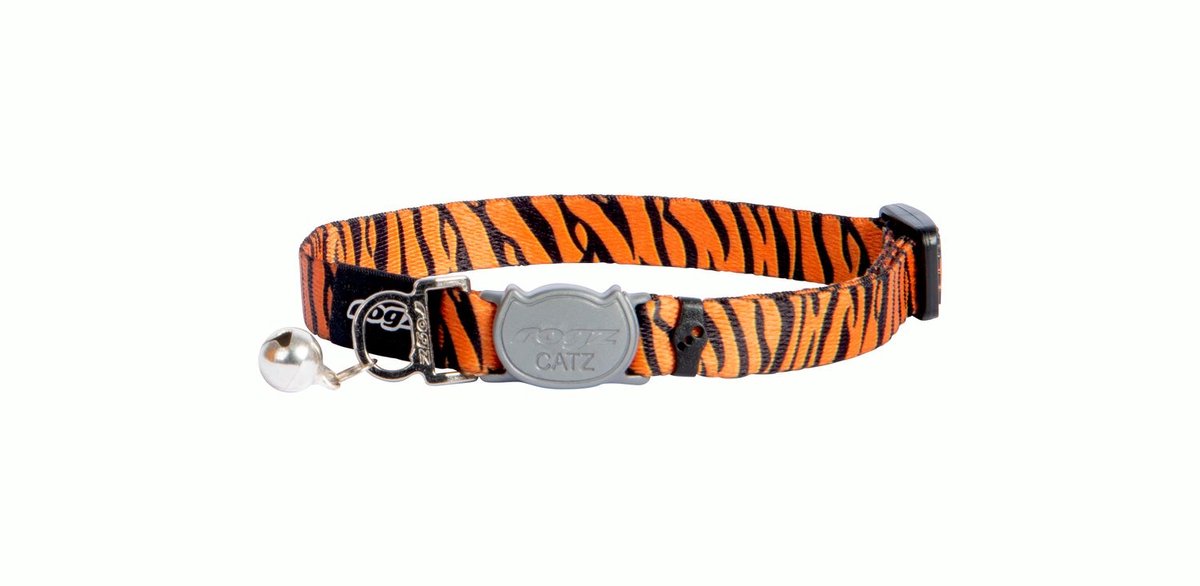 Rogz Fusioncat Halsband - Halsband - Tiger S
