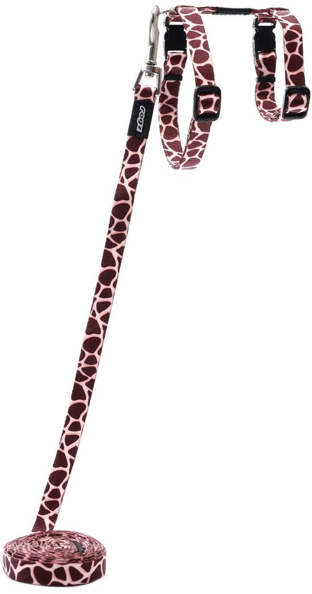 Rogz Fusioncat Tuig En Lijn - Kattentuig - Giraffe Xs