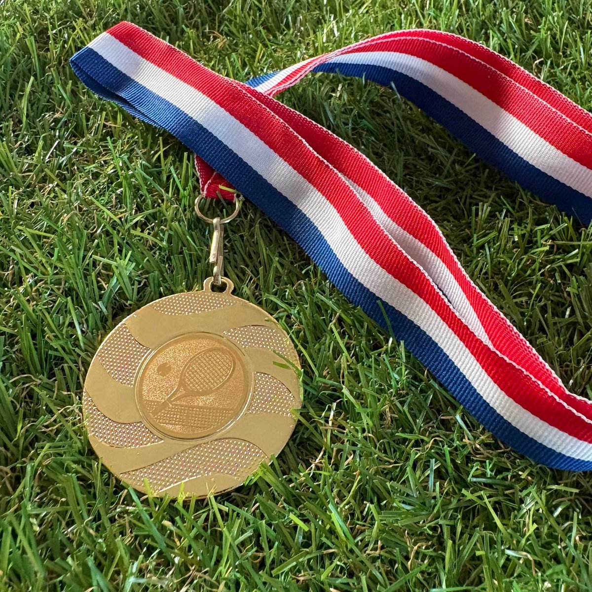 Kampioensmedaille Tennis (5 stuks) - Medaille met neklint - Sportprijzen voor kampioenen