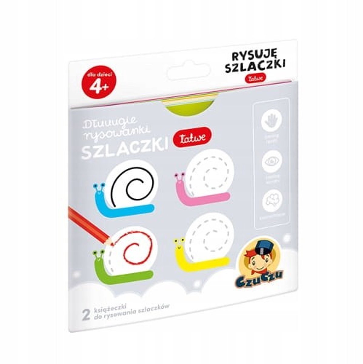 Czuczu Dłuuugie rysowanki RYSUJĘ SZLACZKI - Kinder Kleurboek - Leren Tekenen - Creatieve Activiteiten