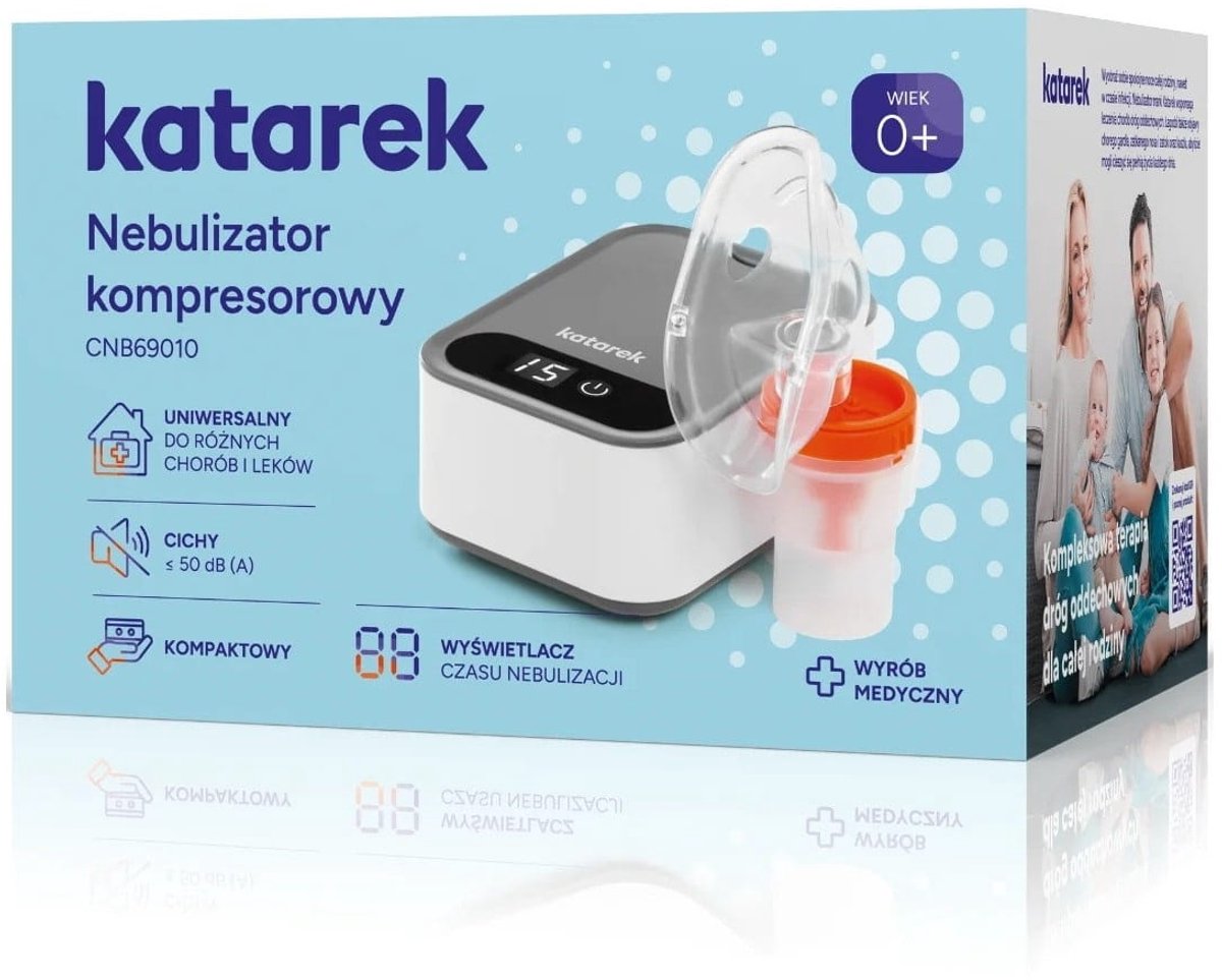 Katarek HelpMedi - Compressorvernevelaar - Timerfunctie - Compact - Stil