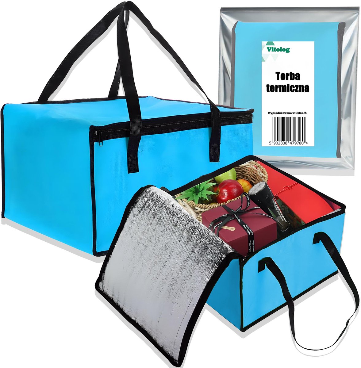 Vitolog - Thermische Tas - Strand - 7.75L - Blauw