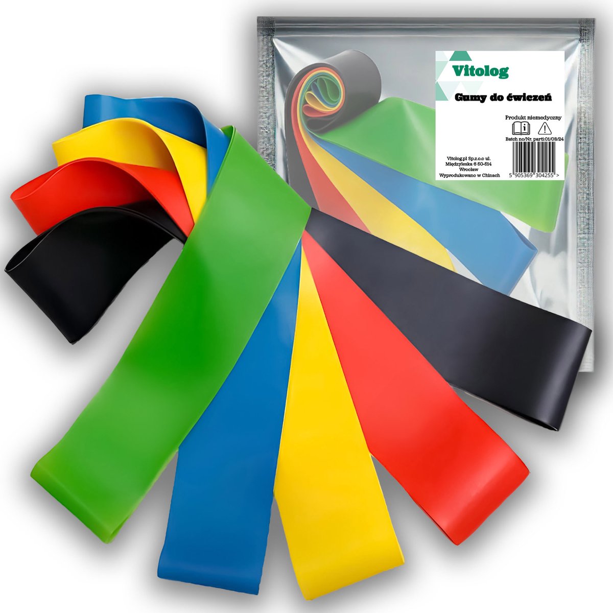 Vitolog Mini Banden - Weerstandsband - 5 Sterkten - Multifunctioneel