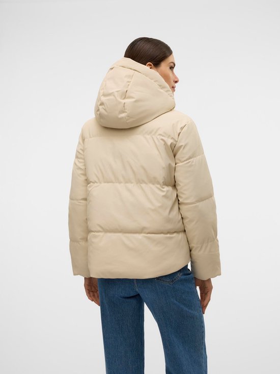 Veste Vero Moda Vmgretakylie Veste enduite courte No 10311315 Avoine Femme Taille - XL