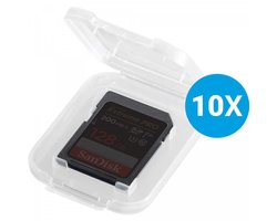 Top 10 beste geheugenkaarthouders 2026: 10-pack transparante SD-kaarthoesjes