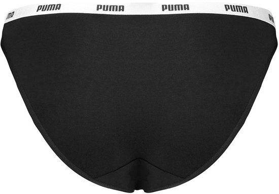 PUMA Iconic Bikini 2P Dames Slips - Zwart - Maat XL