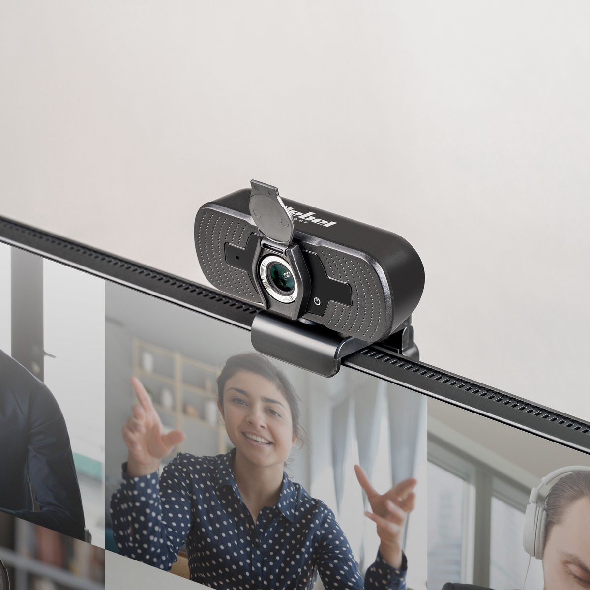 Rebel - Internetcamera - Full HD 1080p - CMOS Sensor - USB Microfoon thumbnail 5