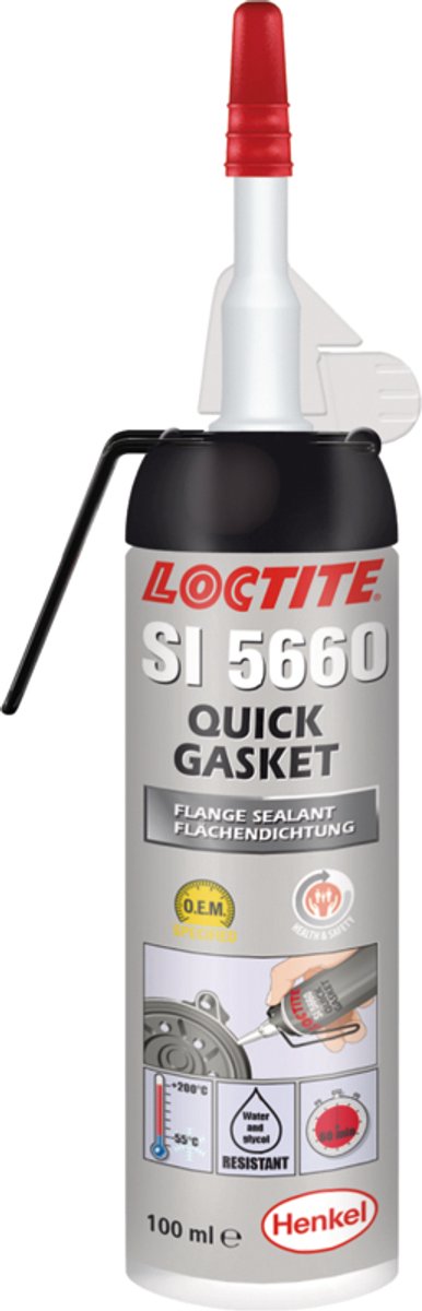 LOCTITE SI 5660 - Siliconenkit - Vlakkenafdichting - Grijs - Power Can Spray - 100ml