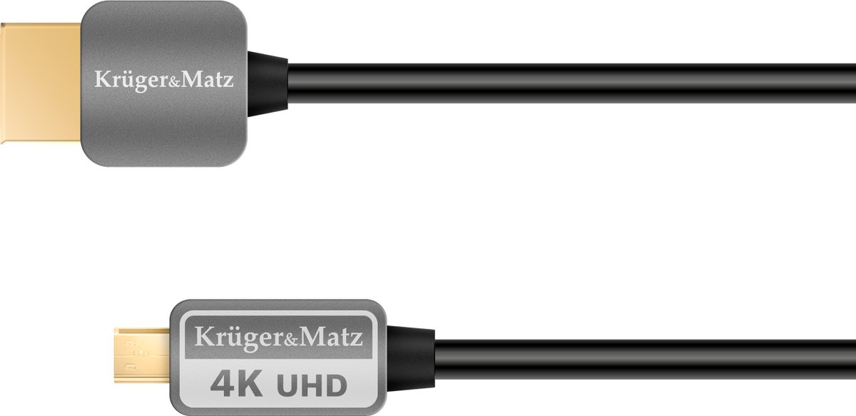 Krüger&Matz HDMI Kabel - Micro HDMI - 3m - 4K