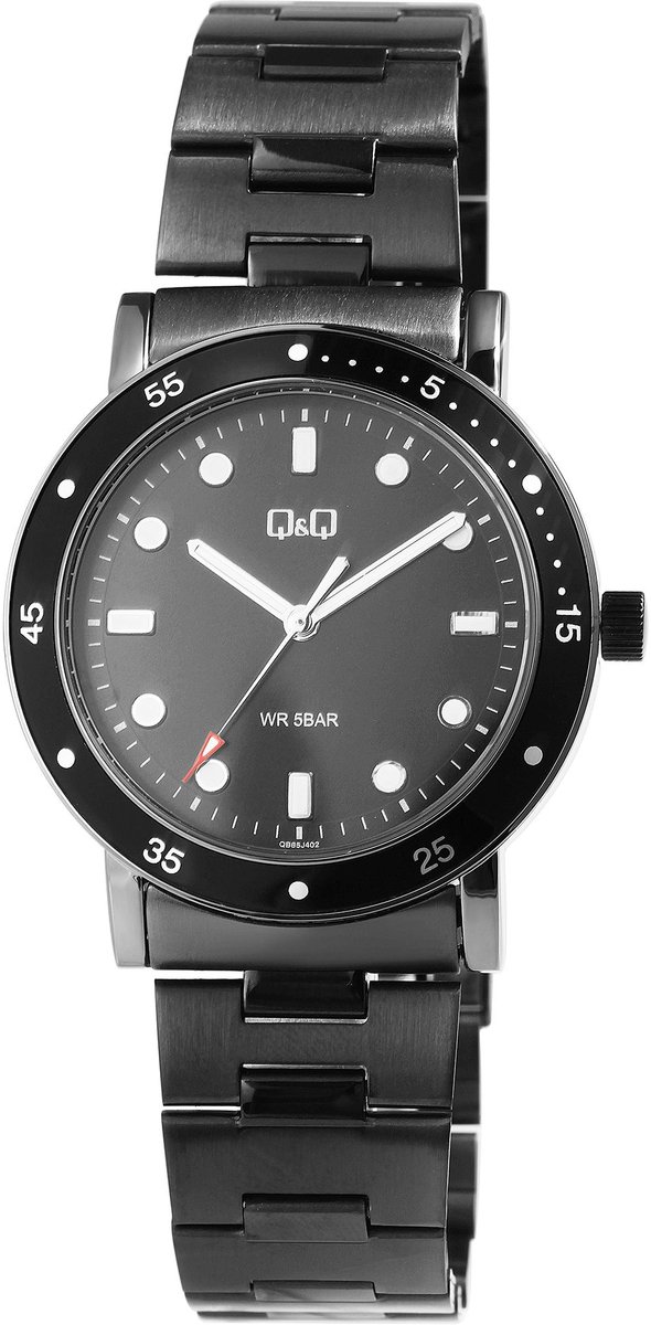 Q&Q Herenhorloge roestvrij staal 5 ATM