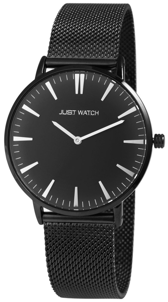 JUST WATCH Just Watch Unisex Polshorloge Alice echt leren band, basic, eenvoudig, mannen en vrouwen, partner