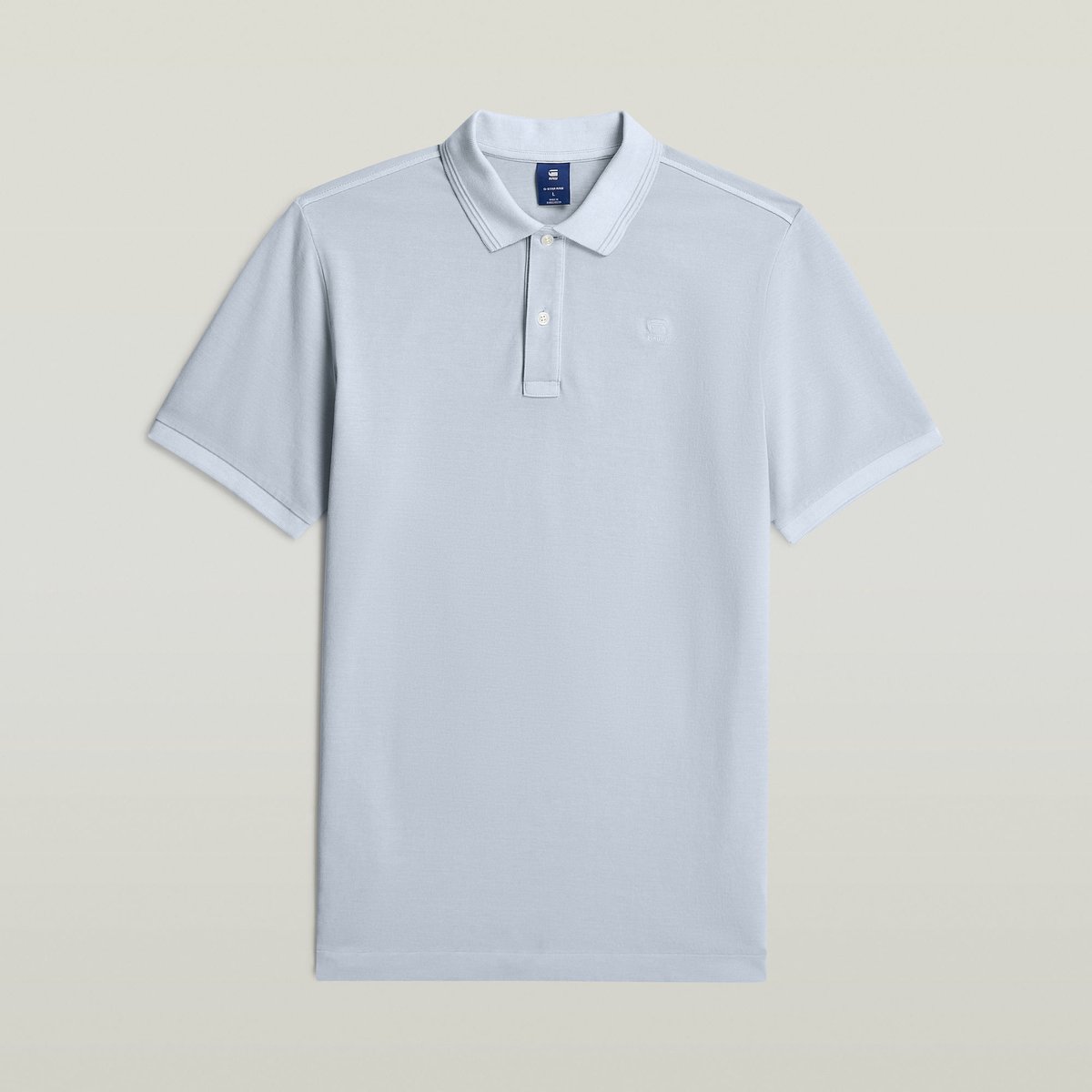 G-Star Raw Dunda Overdyed Slim Polo Ss Polo’s & T-shirts Heren Polo shirt Lichtblauw