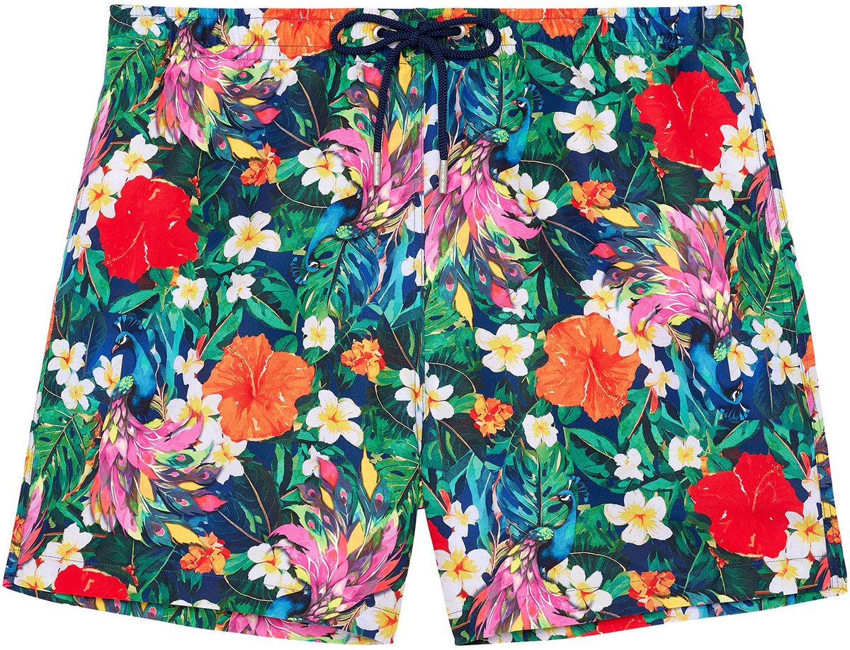 HOM Boxer-Badehose Beach Boxer Peacock