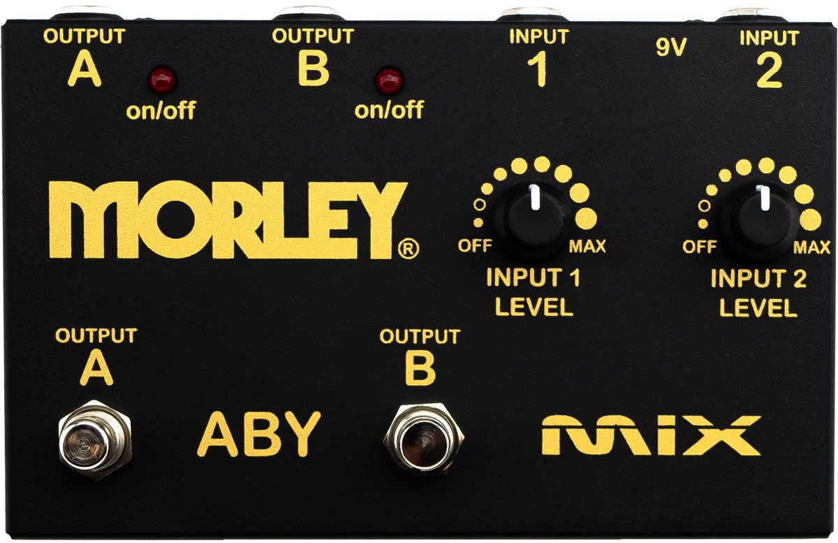 Morley ABY-MIX-G Gold Series signaal mixer / splitter