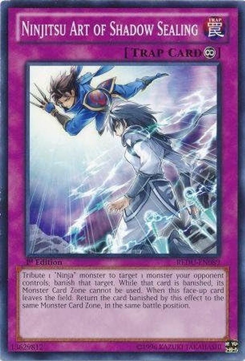 Ninjitsu Art of Shadow Sealing Kaart - Yu-Gi-Oh! Speelkaart