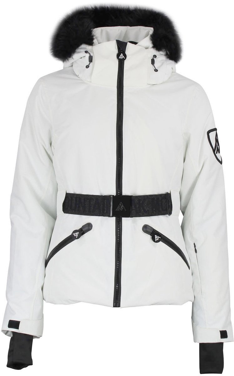 Waterdicht damesjack Peak Mountain Alcone Creme