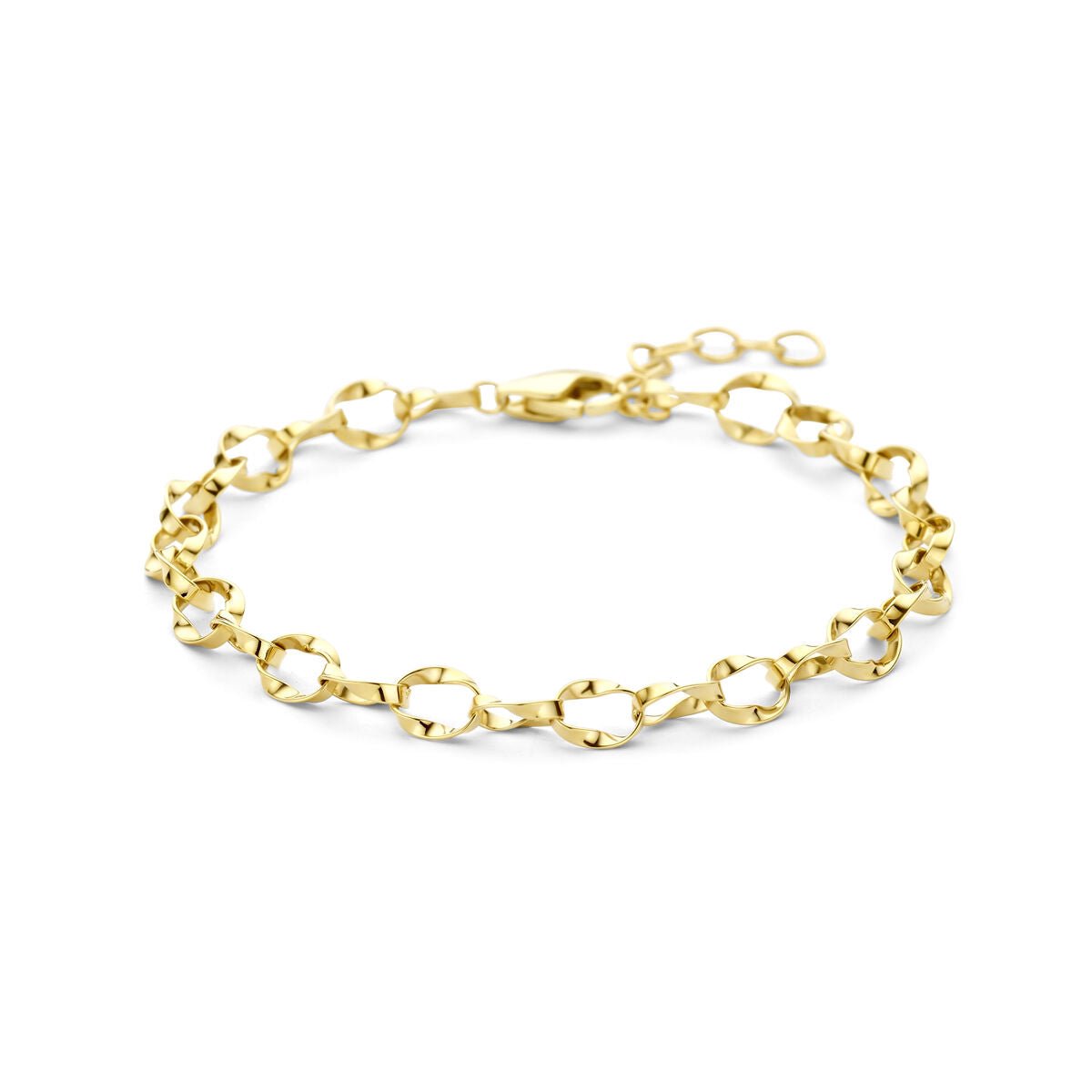 14K geelgouden armband 5 mm 16 + 3 cm - 4035219