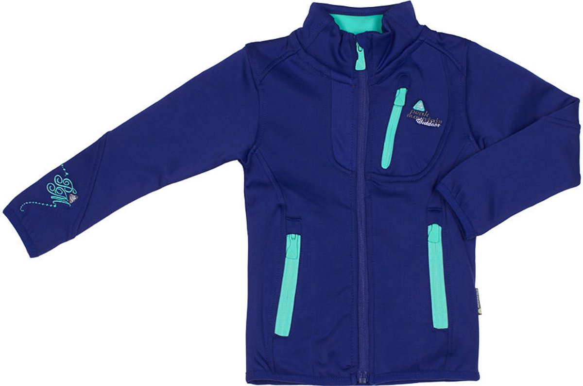 Dames fleece-jack Peak Mountain Aynur Clematisblauw