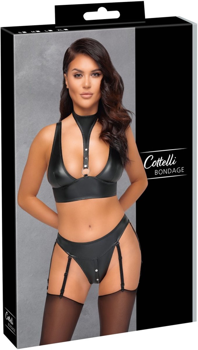 Sexy Bondage Wetlook Set voor Verleiding