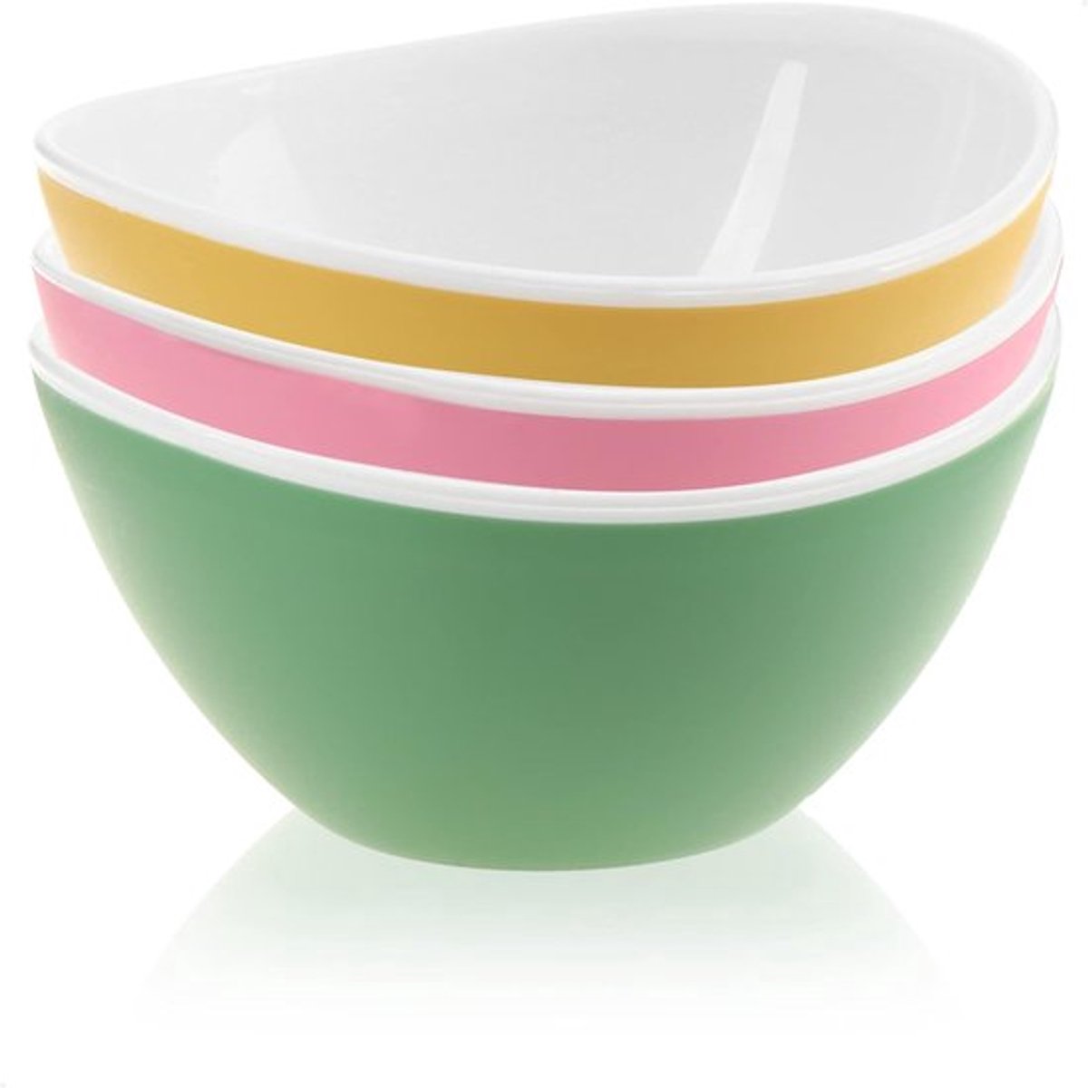 Candala 6-delige set slakommen - kleine schaaltjes voor salade, snacks