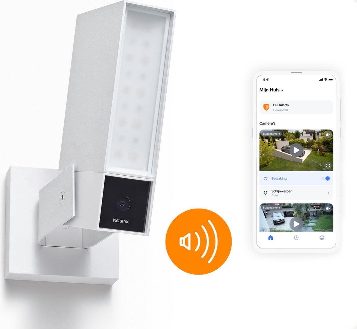 Netatmo Presence Smart Outdoor Camera with Siren