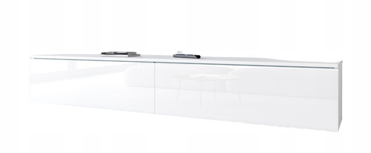 ModernHome Glance - TV-meubel - Mat en glans - 2-deurs - Hangend of staand