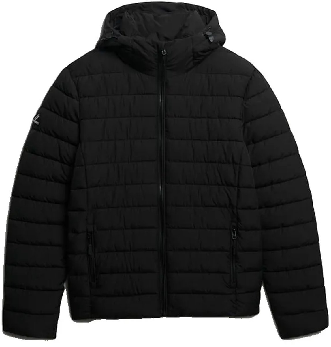 Superdry Fuji Jas Met Capuchon Heren Gewatteerde jassen Zwart