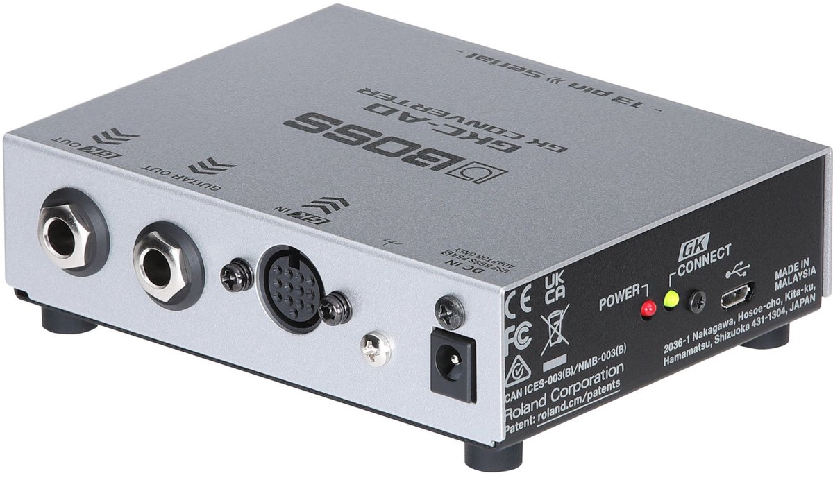 Boss GKC-AD Guitar Synth Converter 13-pin GK plug naar Serial GK
