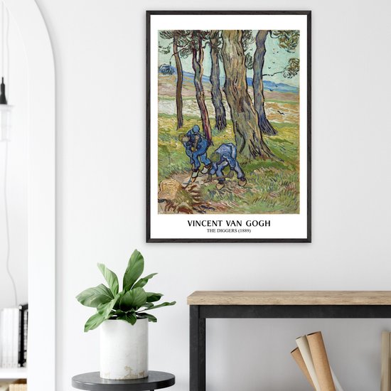 Vincent van Gogh - Les diggers affiche 70x100 cm