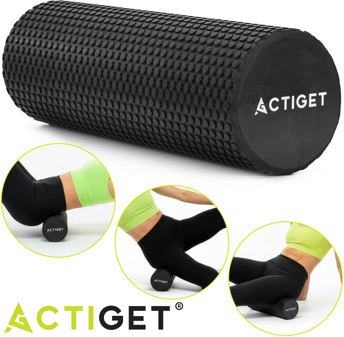Actiget® Foamroller | Foam Roller | Zachte Hardheid | 33 cm thumbnail 3