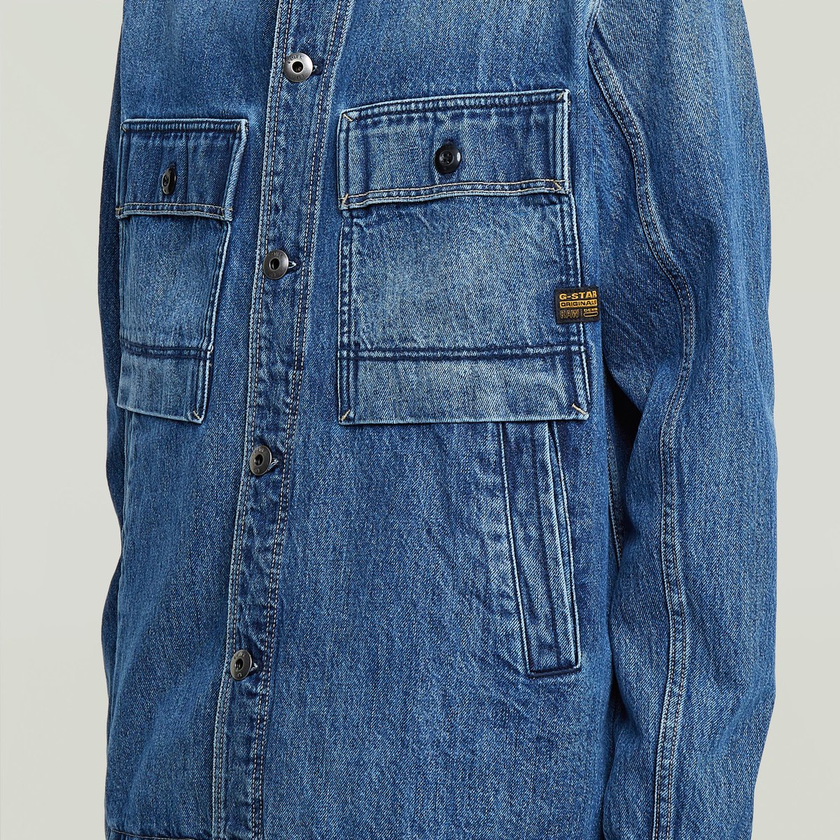 G-Star Mosa overshirt Heren Overshirts Worn In Waterways