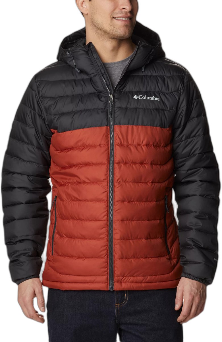 Hooded jacket Columbia Powder Lite Blauw