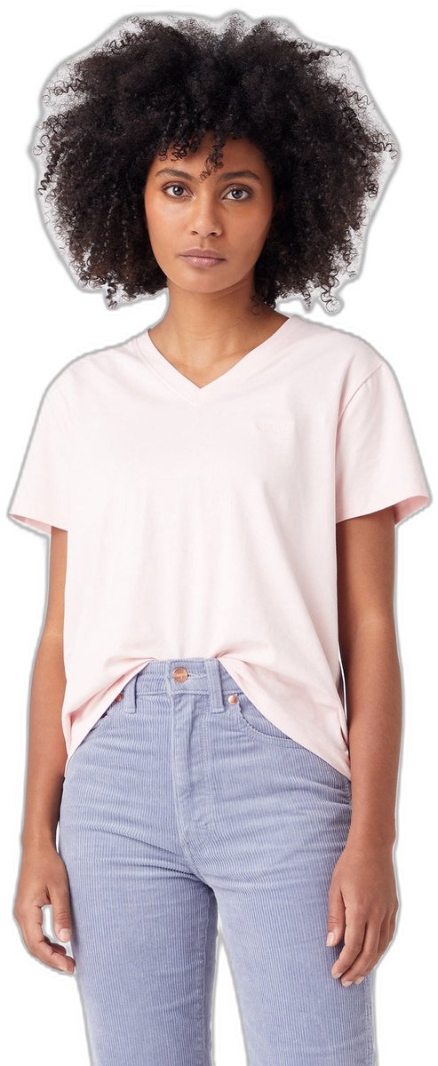 Dames-T-shirt Wrangler Sign Off Roots