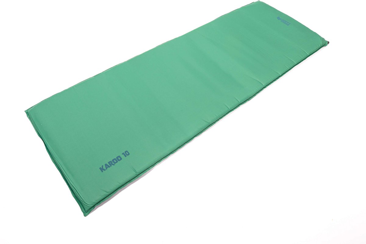 Happy Rhino - Slaapmat Karoo 10 - 205 x 70 x 10 cm - Zelfopblazend - Groen - Polyester