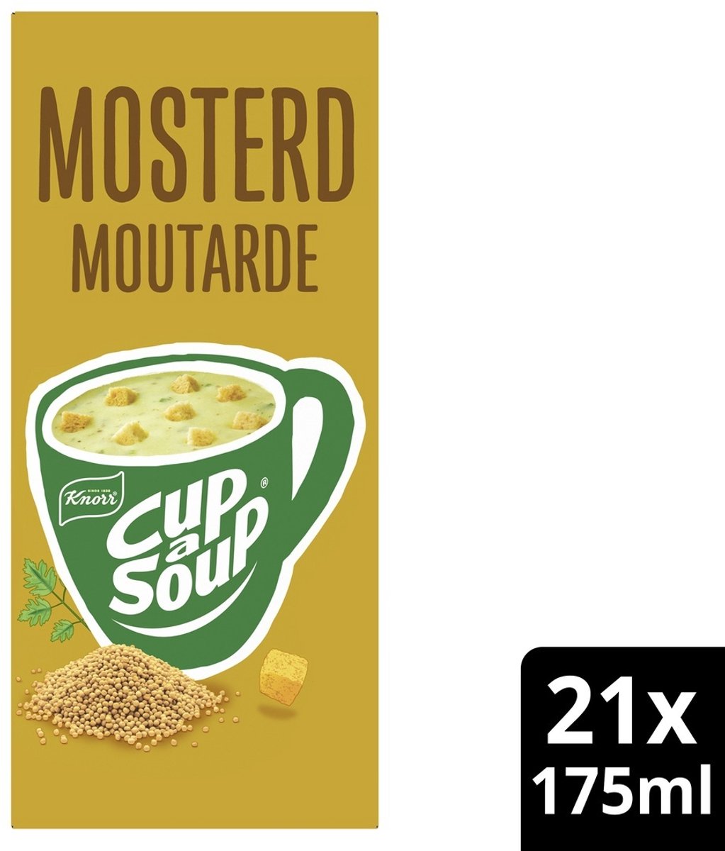 Cup a soup knorr mosterd 175ml | 4 stuks