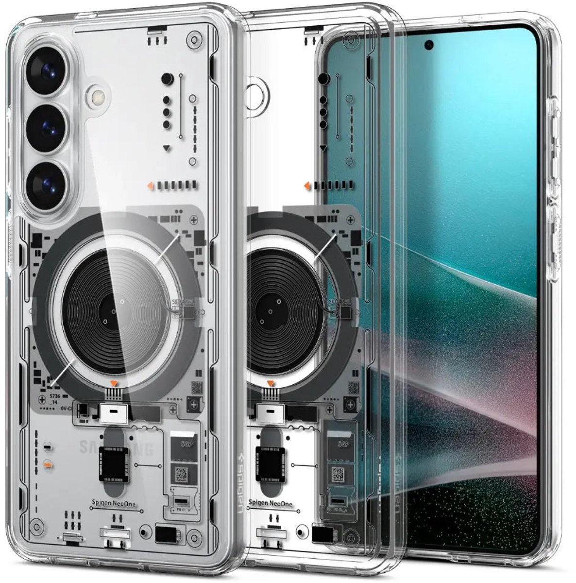 Spigen Neo One (Magfit) mobiele telefoon behuizingen 17 cm (6.7") Hoes Transparant