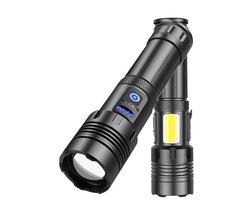 Ultra krachtige zaklamp - 500000 lumen, oplaadbaar, IPX7, 7 standen, COB