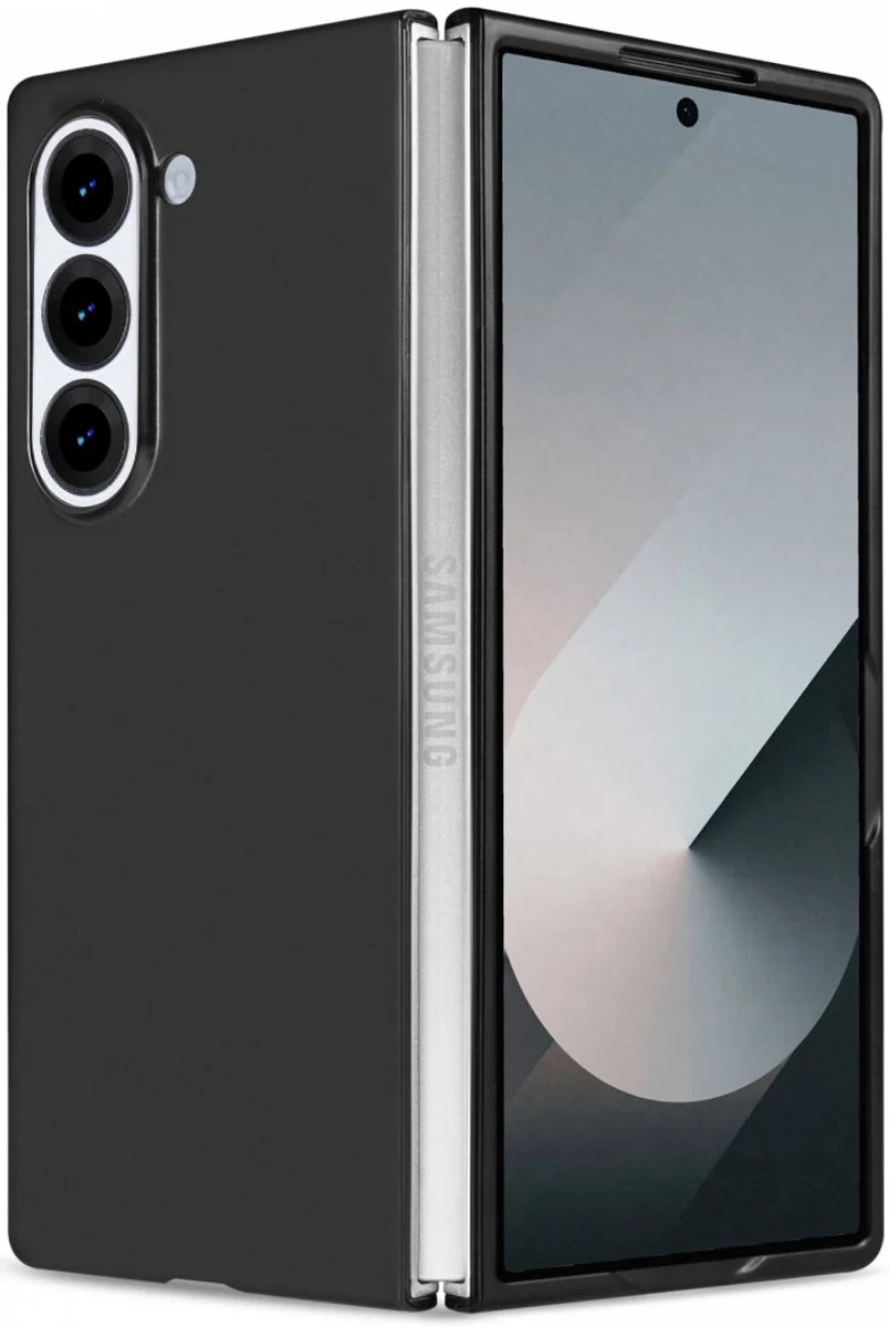 Hoesje Geschikt voor Samsung Galaxy Z Fold 6 - Armor Back Cover - Zwart
