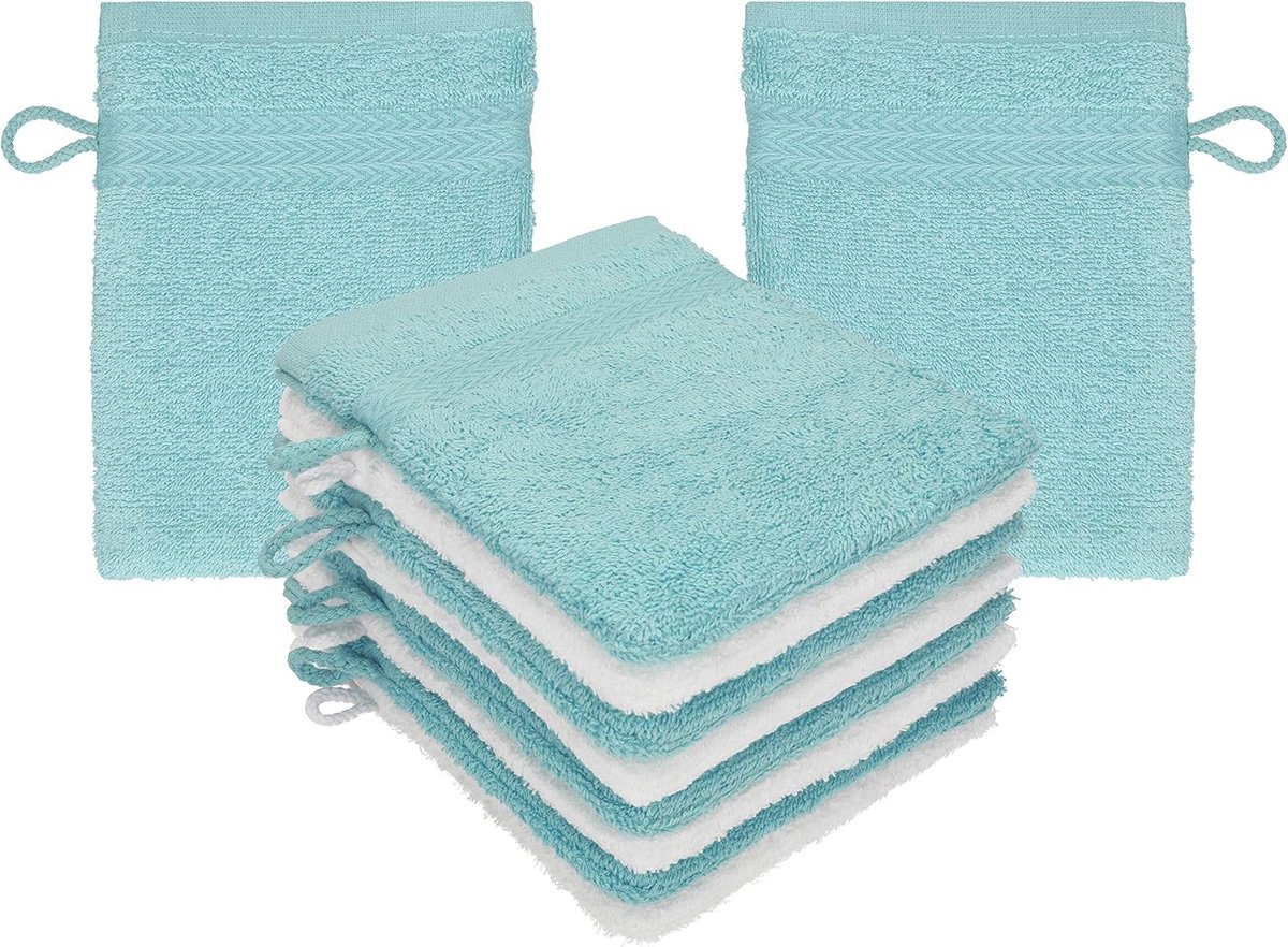 Washandjes Set - Zachte Doekjes - Dagelijkse Reiniging - 100% Katoen Materiaal - 16x21 cm 