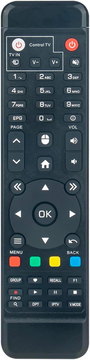 Universele Vervangende Afstandsbediening voor Amiko Set Top Box Modellen
