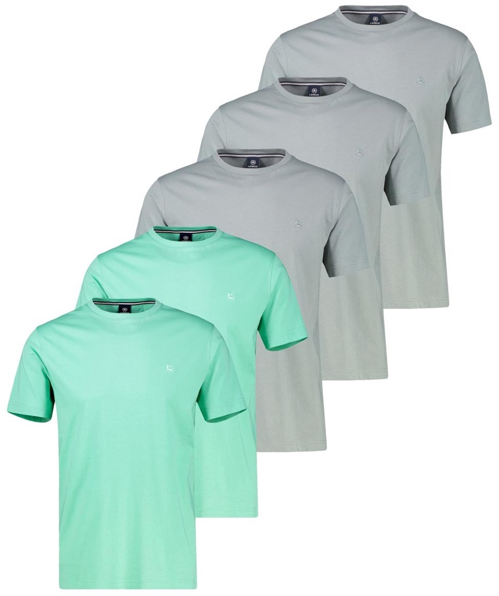 LERROS Heren t-shirt 5 pack Basic
