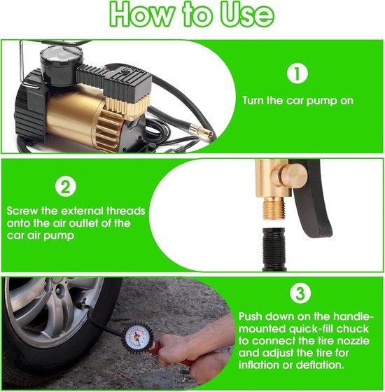 Fietsventieladapter voor Franse ventielen - compatibel met Presta en Schrader — afbeelding 2